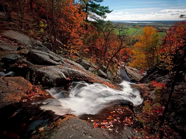 Waterfall at Luskville Falls, Gatineau Park
