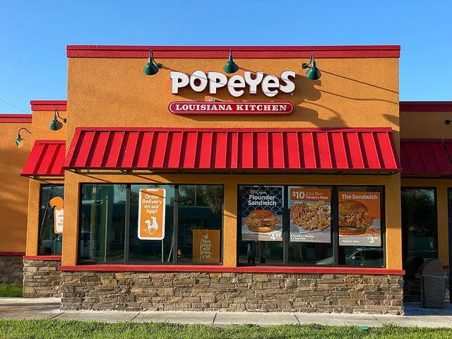 A Popeyes Louisiana Kitchen restaurant location.