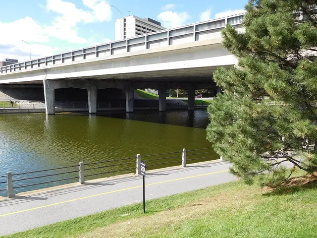 Scenic section of the Capital Pathway network along the Rideau Canal, Ottawa