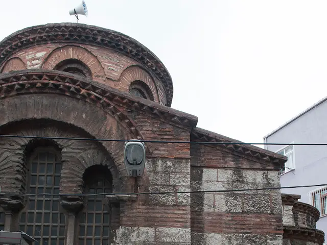 The exterior of a domed mosque