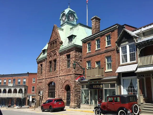La rue historique Mill Street au centre-ville d’Almonte (Ontario).