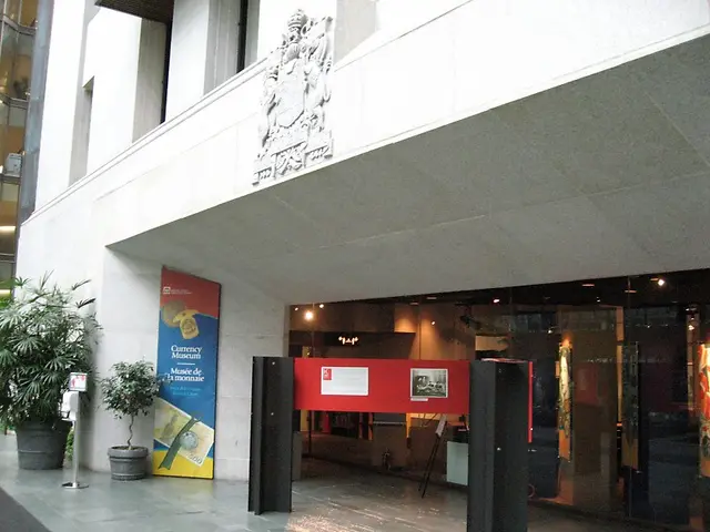 Entrance to the Bank of Canada Museum, Ottawa