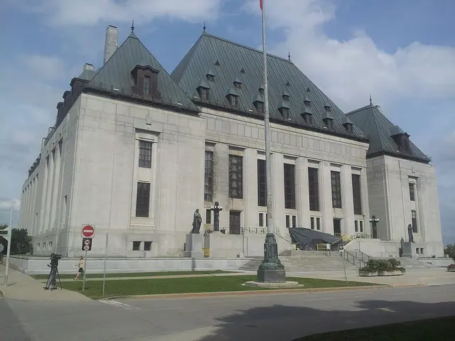 The Supreme Court of Canada building in Ottawa
