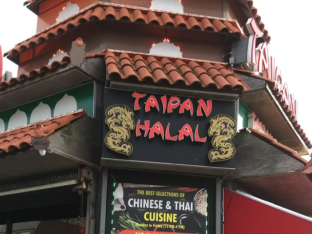 Interior of Taipan, a halal restaurant serving Chinese-style food in New York.
